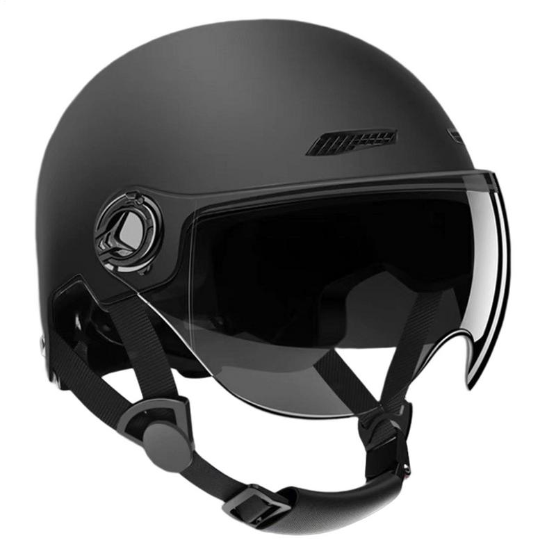 Aero Cycling Helmet - Vintage Motosiklet Klasik Kask Retro Scooter