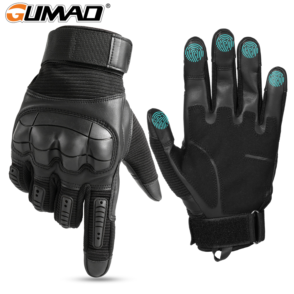 Cycling Gear Display - Dokunmatik Ekranlı Avcılık Eldivenleri Sert Kabuklu