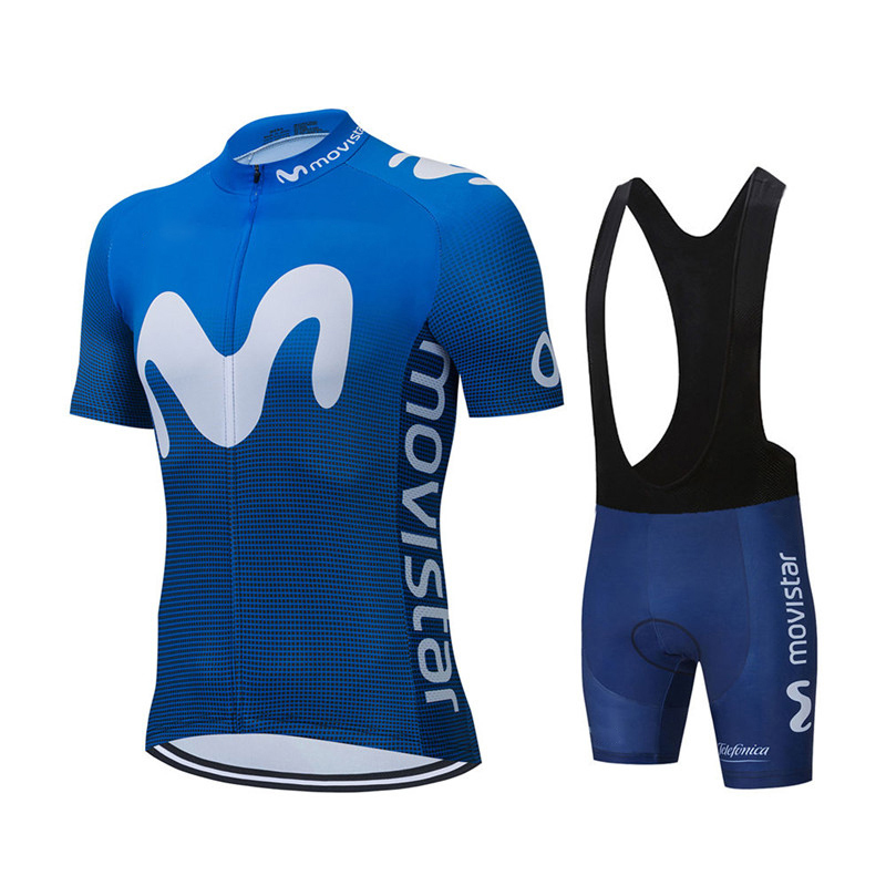 Junior Cycling Gear - Yeni Yaz Movistar Takımı Bisiklet Forması