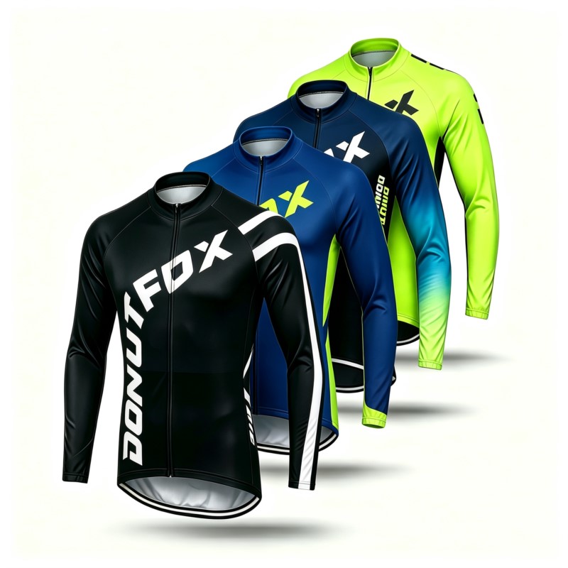 Junior Cycling Gear - Erkekler İçin Uzun Kollu MTB Forması