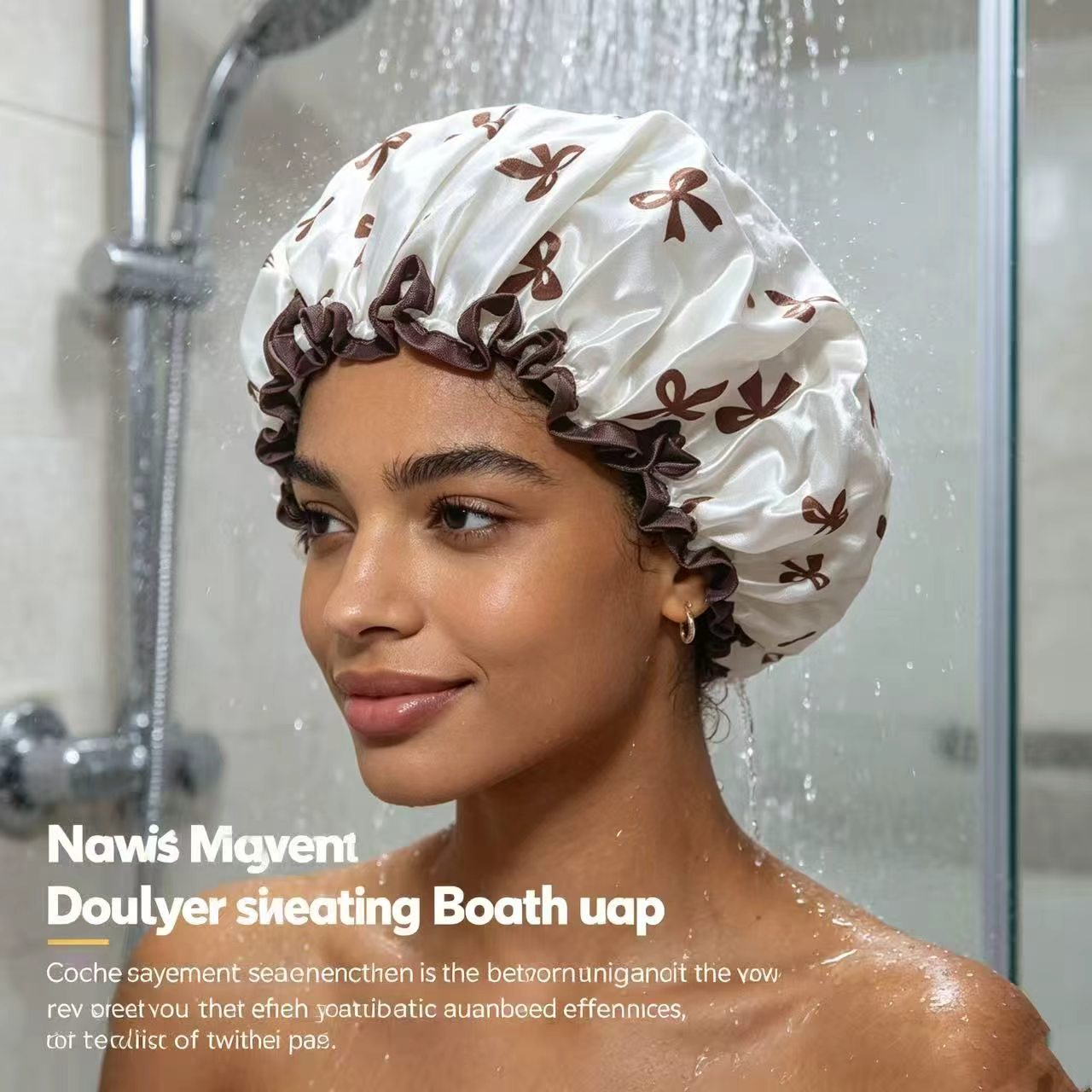 Cycling Headwear - Kadınlar için Fiyonklu Su Geçirmez Banyo
