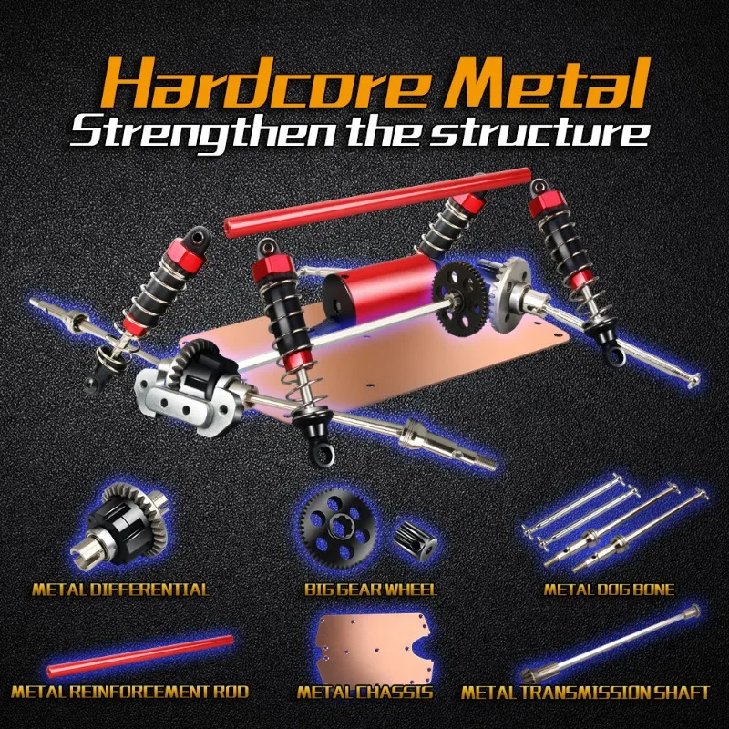 100km/s Yüksek Hızlı 4WD Rc Ar - Cycling Gear Box incelemesi ve fiyatı