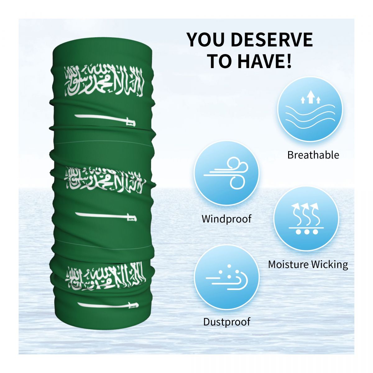 Suudi arabistan bayrağı Bandan - Cycling Headwear incelemesi ve fiyatı
