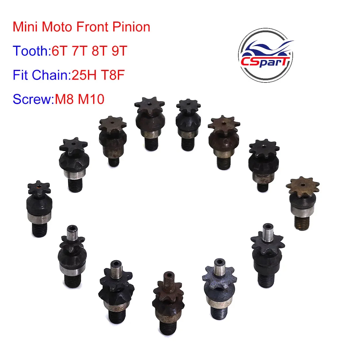 6T 7T 8T 9T 25H T8F M8 M10 zin - Cycling Gear Box incelemesi ve fiyatı