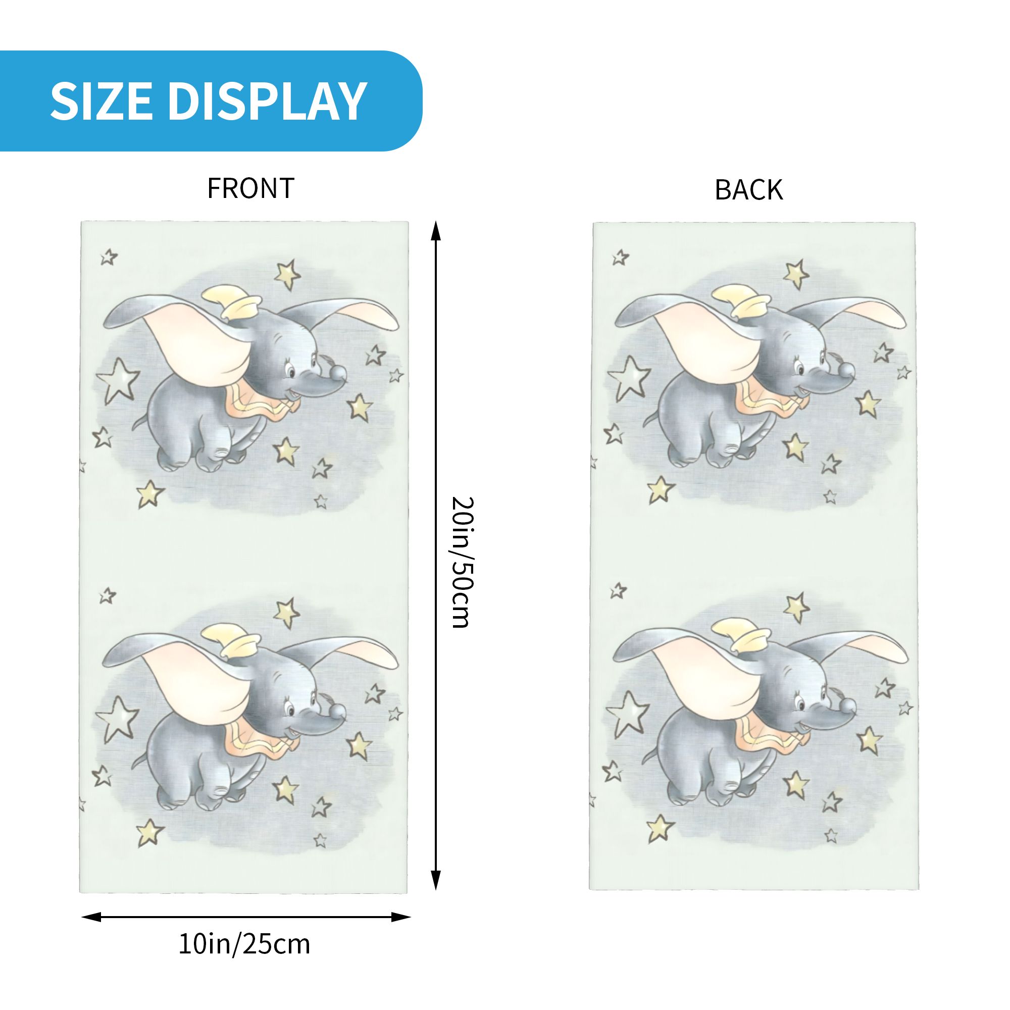 Özel Anime Dumbo Bandana Boyun - Cycling Headwear incelemesi ve fiyatı